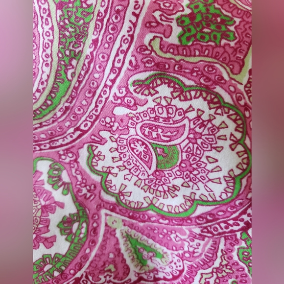 Talbots Preppy Paisley Cropped Pants - Picture 8 of 8